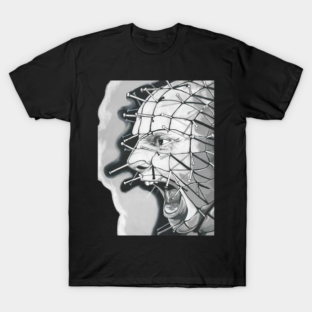 I. Am. Pain.  Screaming Hellraiser Pinhead T-Shirt by CryptRottedBones